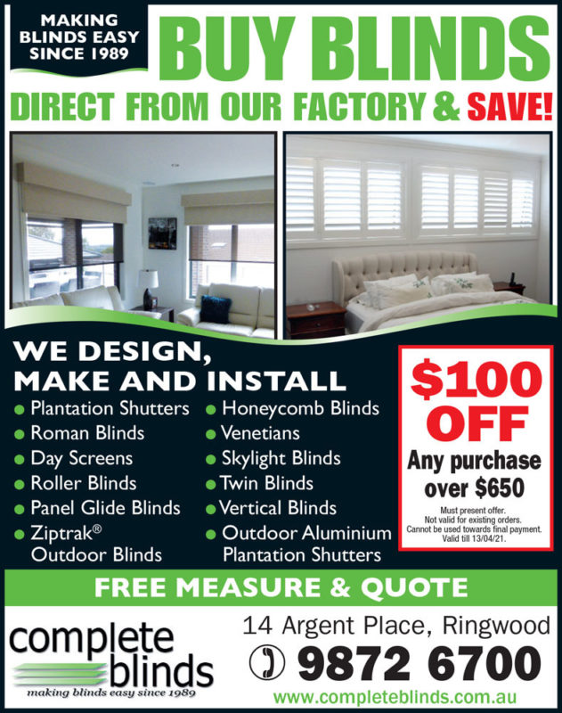 Complete Blinds We Save You Money